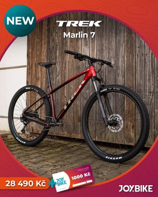 🆕 Trek Marlin 7 - novinka 🆕 Trek Marlin 7 v hluboké červené Fury red / Lithium grey fade ❤️ s moderní geometrií a...