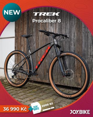 🆕 Trek Procaliber 8 - novinka 🆕 Trek Procaliber 8 je spolehlivý bajk jak na XC závody 🚲, tak na trail 🚵. Špičkový rám s...